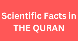 Scientific facts in Quran